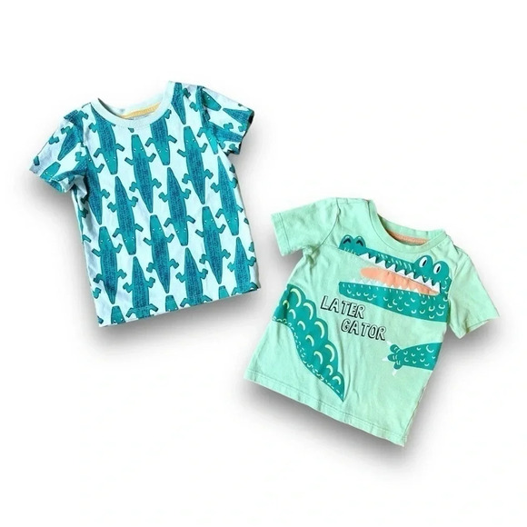Cat & Jack | Bundle of Toddler Gator Tees (2T) 🐊 - Picture 1 of 6